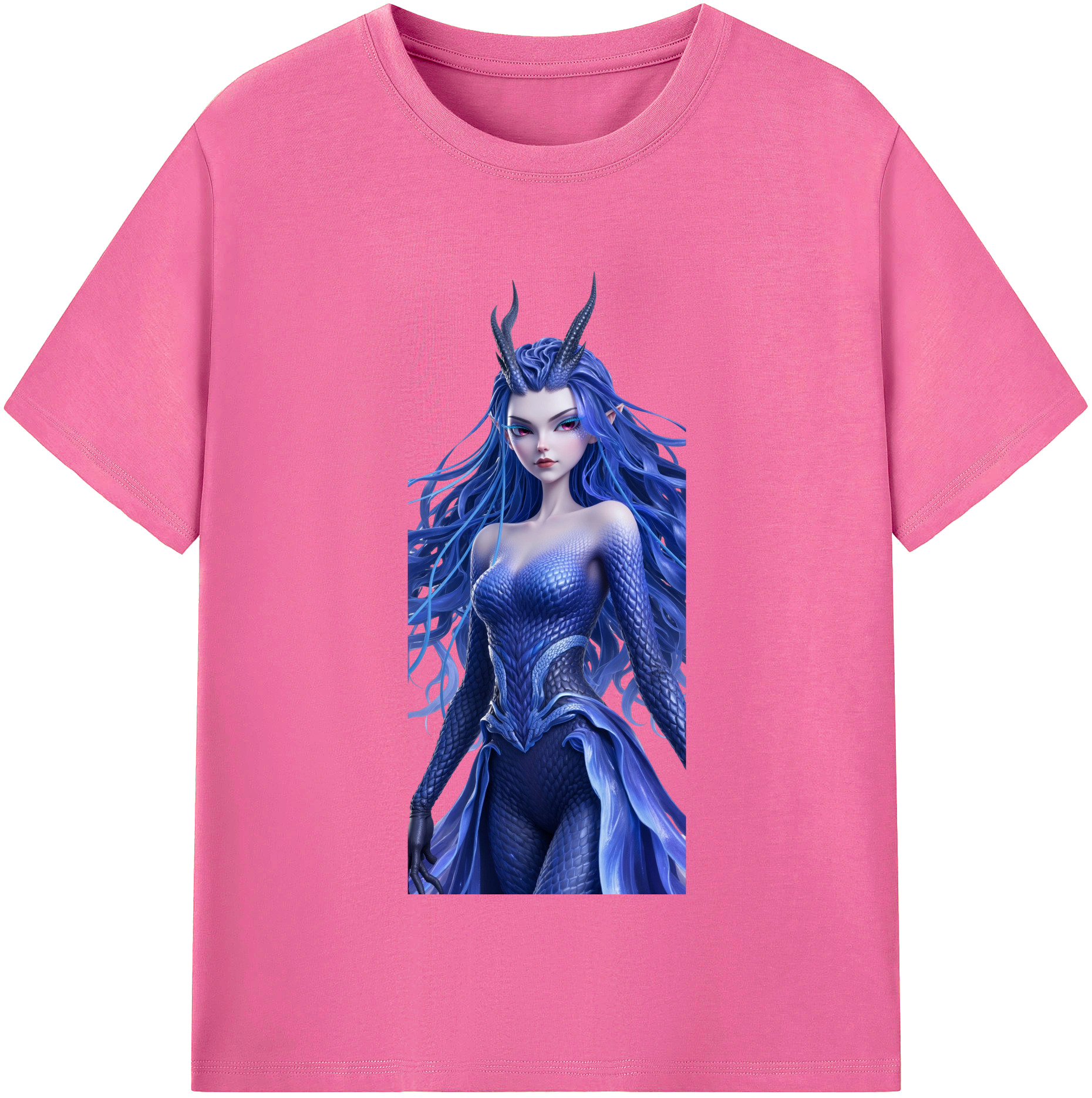 （画像用） Ne Zha 2 ナタ 魔童の大暴れ レディースカジュアルプリントTシャツ（綿100％）